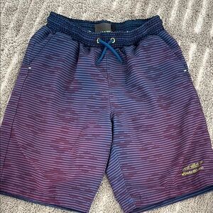 Boys kids Eddie Bauer Striped Blue Shorts